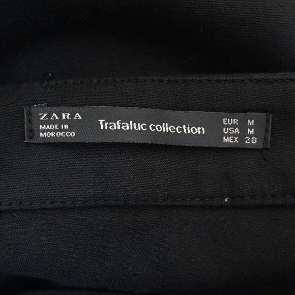 Zara Trafaluc Collection Women's M Black Ruffle Shorts - Picture 7 of 7